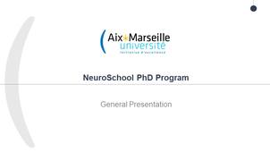 NeuroSchool PhD Program General Presentation