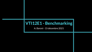 VTI12E1 - Benchmarking